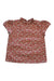 A Red Short Sleeve Tops from Bella Bliss in size 4T for girl. (Front View)