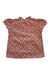A Red Short Sleeve Tops from Bella Bliss in size 4T for girl. (Back View)