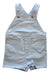 A Blue Overall Shorts from Jacadi in size 6-12M for boy. (Front View)