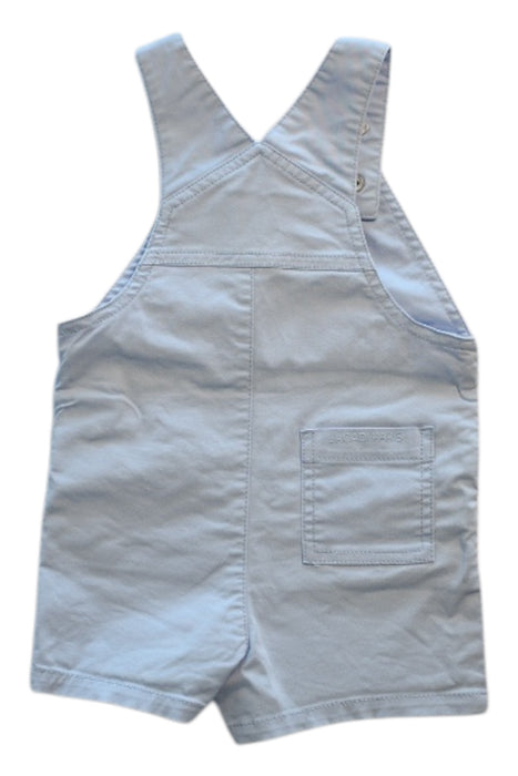 A Blue Overall Shorts from Jacadi in size 6-12M for boy. (Back View)
