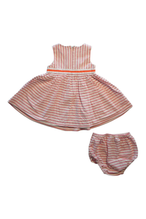 A Pink Dress Sets from Jacadi in size 12-18M for girl. (Back View)