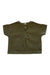 A Green Short Sleeve Tops from Gray Label in size 3-6M for neutral. (Front View)