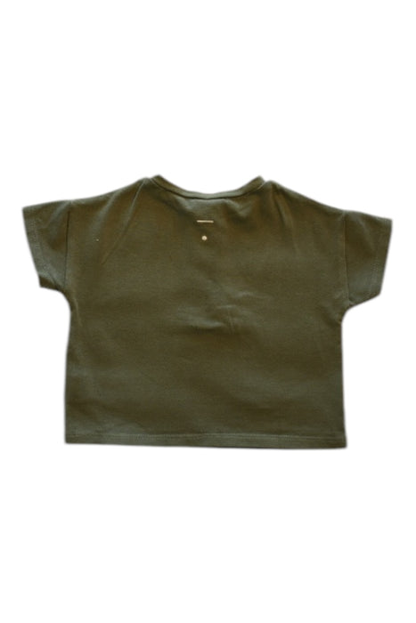 A Green Short Sleeve Tops from Gray Label in size 3-6M for neutral. (Back View)
