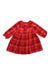 A Red Long Sleeve Dresses from Jacadi in size 18-24M for girl. (Front View)