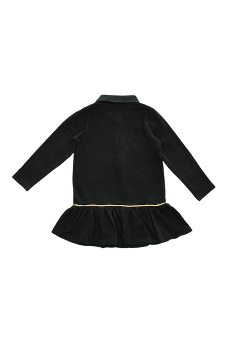 A Black Long Sleeve Dresses from Ralph Lauren in size 2T for girl. (Back View)