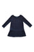 A Navy Long Sleeve Dresses from Ralph Lauren in size 3T for girl. (Front View)