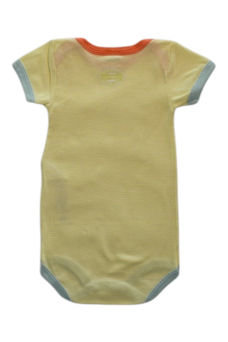 A Yellow Short Sleeve Bodysuits from Petit Bateau in size 3-6M for neutral. (Back View)