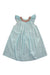 A Blue Sleeveless Dresses from Bella Bliss in size 3T for girl. (Front View)