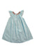 A Blue Sleeveless Dresses from Bella Bliss in size 3T for girl. (Back View)