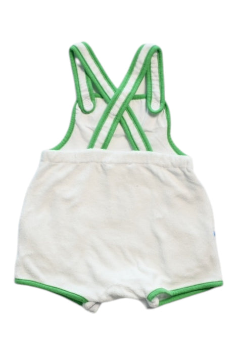 A White Sleeveless Rompers from Jacadi in size 6-12M for boy. (Back View)