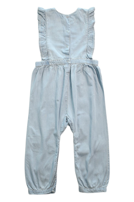 A Blue Long Overalls from Molo in size 3T for girl. (Back View)