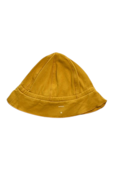 A Yellow Sun Hats from Gray Label in size 3-6M for neutral. (Front View)