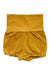 A Yellow Bloomers from Gray Label in size 3-6M for neutral. (Front View)