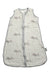 A Grey Sleepsacs from Aden & Anais in size 3-6M for girl. (Front View)