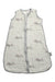A Grey Sleepsacs from Aden & Anais in size 3-6M for girl. (Front View)