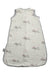 A Grey Sleepsacs from Aden & Anais in size 3-6M for girl. (Back View)