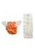 A Orange Cloth Diapers from Just Peachy in size Newborn for neutral. (Front View)
