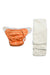 A Orange Cloth Diapers from Just Peachy in size Newborn for neutral. (Back View)