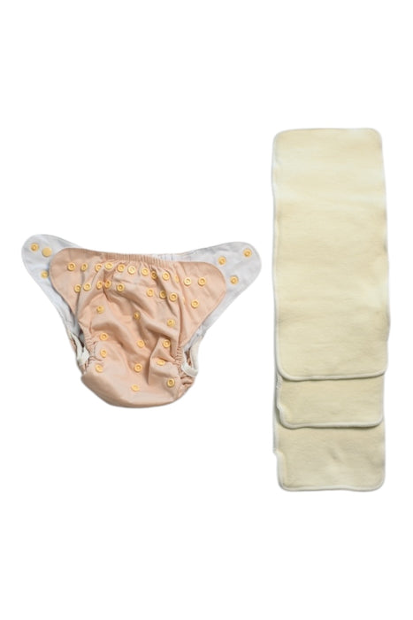 A Peach Cloth Diapers from Just Peachy in size Newborn for neutral. (Back View)