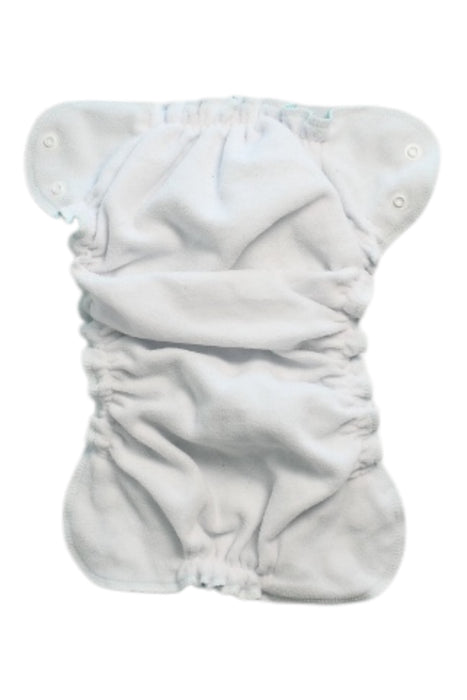 A Teal Cloth Diapers from Apple Cheeks in size Newborn for neutral. (Back View)