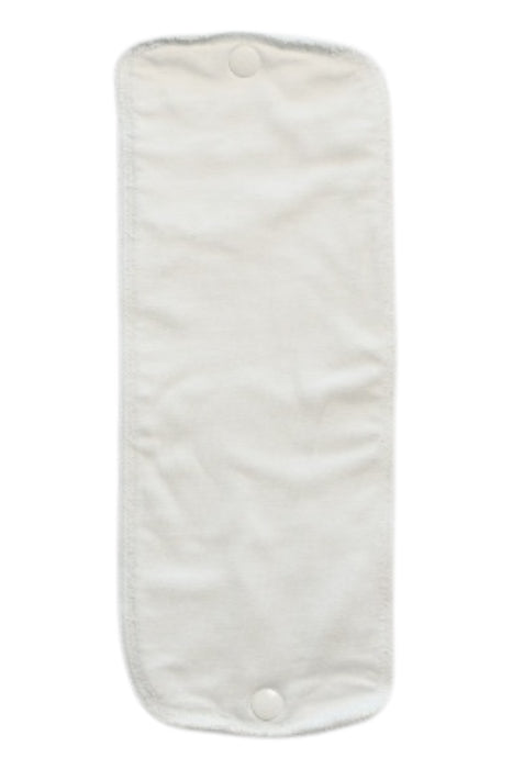 A White Cloth Diapers from Thirsties in size Newborn for neutral. (Back View)