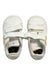 A White Sneakers from Adidas in size 12-18M for girl. (Back View)