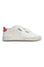 A White Sneakers from Adidas in size 3T for girl. (Front View)