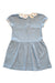 A Blue Short Sleeve Dresses from Bella Bliss in size 4T for girl. (Back View)
