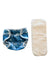 A Blue Cloth Diapers from Thirsties in size Newborn for neutral. (Front View)