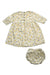 A Multicolour Dress Sets from Velveteen in size 18-24M for girl. (Back View)
