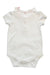 A White Short Sleeve Bodysuits from Baby Boden in size 6-12M for girl. (Back View)