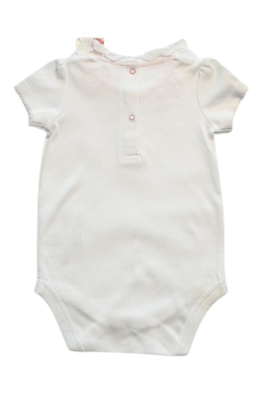 A White Short Sleeve Bodysuits from Baby Boden in size 6-12M for girl. (Back View)