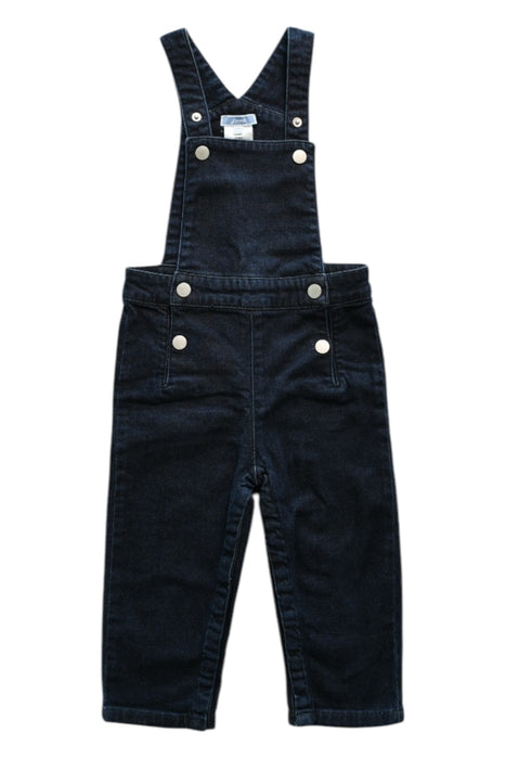 A Black Long Overalls from Jacadi in size 2T for girl. (Front View)