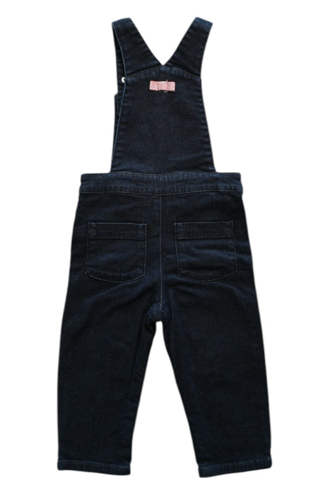A Black Long Overalls from Jacadi in size 2T for girl. (Back View)