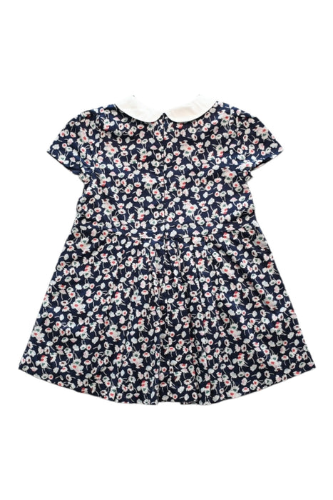 A Multicolour Short Sleeve Dresses from Jacadi in size 3T for girl. (Back View)