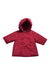A Red Puffer/Quilted Coats & Outerwear from Jacadi in size 6-12M for girl. (Front View)