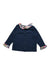 A Navy Long Sleeve Tops from Jacadi in size 3T for girl. (Front View)