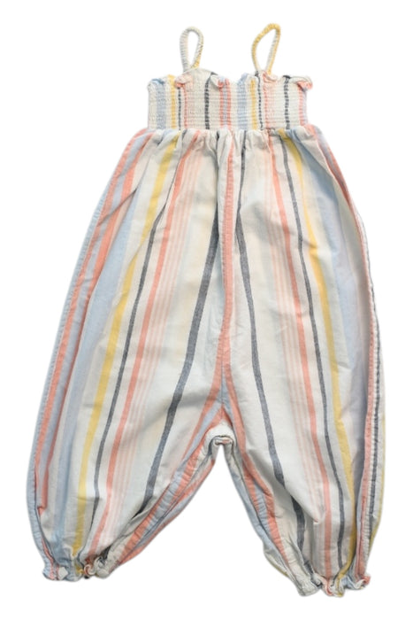 A Multicolour Sleveless Rompers from Velveteen in size 2T for girl. (Front View)