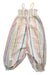 A Multicolour Sleveless Rompers from Velveteen in size 2T for girl. (Front View)