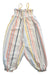 A Multicolour Sleveless Rompers from Velveteen in size 2T for girl. (Back View)