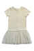 A Beige Sweater Dresses from Petit Bateau in size 3T for girl. (Front View)