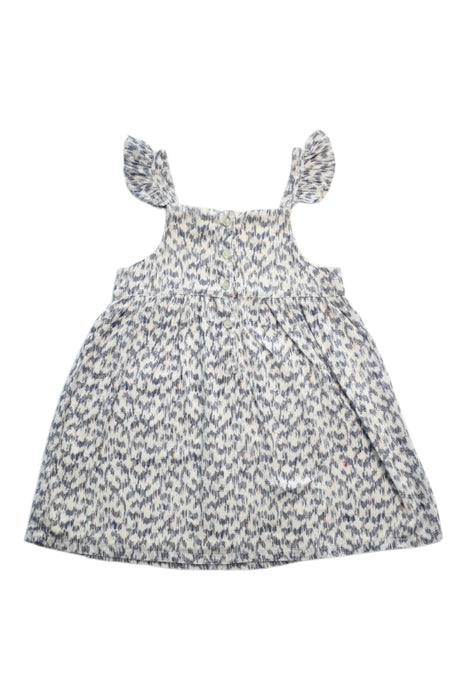 A Blue Sleeveless Dresses from Cadet Rousselle in size 3T for girl. (Back View)