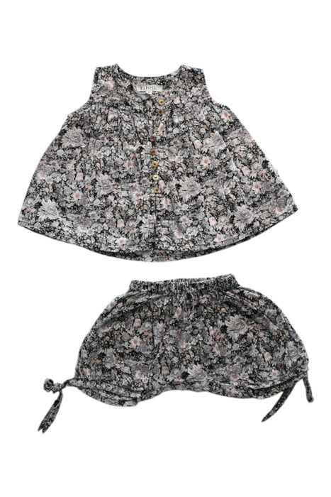 A Multicolour Shorts Sets from Fabrik in size 2T for girl. (Front View)