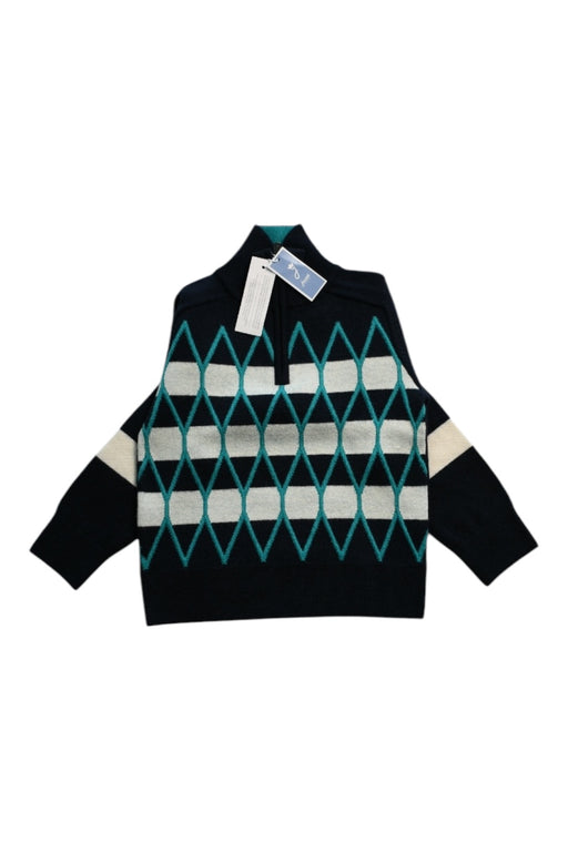 A Multicolour Knit Sweaters from Jacadi in size 6T for boy. (Front View)