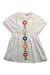 A White Short Sleeve Dresses from Boden in size 5T for girl. (Front View)