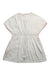 A White Short Sleeve Dresses from Boden in size 5T for girl. (Back View)