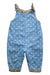 A Blue Long Overalls from Baby Boden in size 6-12M for girl. (Front View)