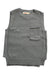 A Grey Sleeveless Tops from Momonittu in size 6T for boy. (Front View)