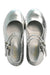 A Silver Flats from Bonpoint in size 5T for girl. (Back View)
