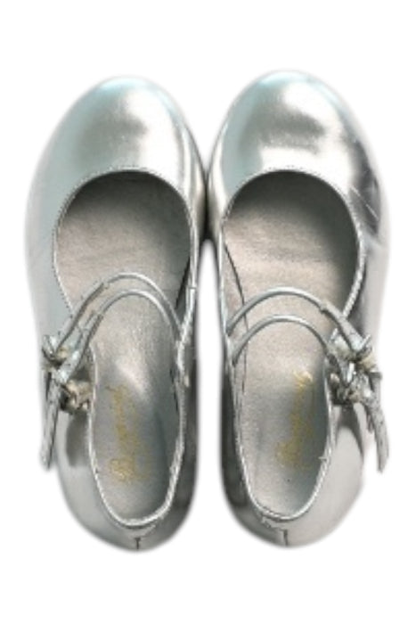 A Silver Flats from Bonpoint in size 5T for girl. (Back View)